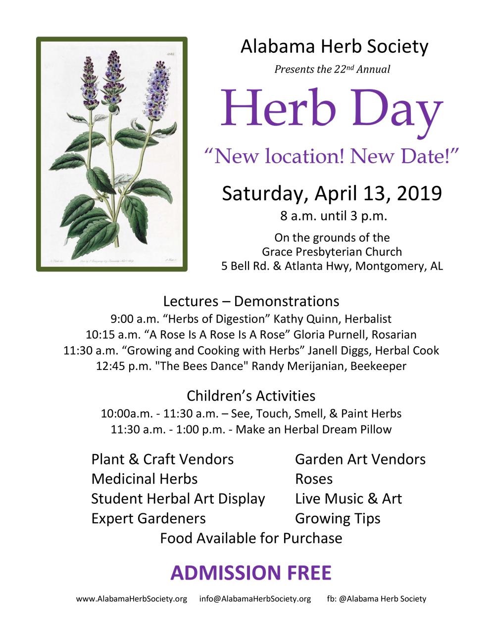 Herb Day 2019 Flyer